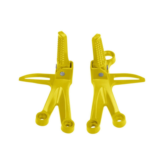 TF-1727 Motorcycle Modification Accessories Curved Beam Car Modified Pedal Bracket Triangle Pedal Bracket(Gold)