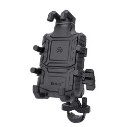 SMNU SM051 Motorcycle Shock Absorption Riding Phone Navigation Bracket(Black U-shaped)