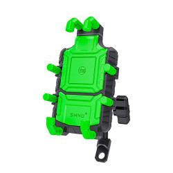 SMNU SM051 Motorcycle Shock Absorption Riding Phone Navigation Bracket(Green Crooked Mouth)