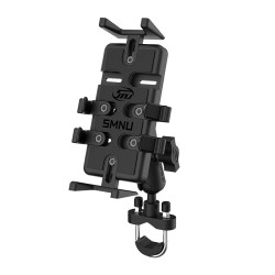 SMNU SM001 Motorcycle Navigation Bracket Shockproof Mobile Phone Bracket(U-type Handlebar Installation)