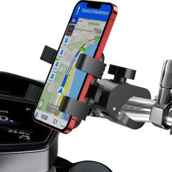 Outdoor Cycling Simple Installation Mobile Phone Holder(Black)