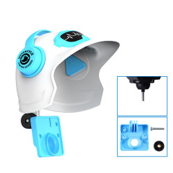 Small Helmet Sunscreen Phone Stand Bracket Motorcycle Mobile Phone Holder, Spec: White Helmet