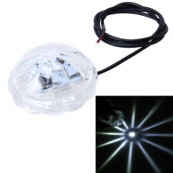 SRF-3089 DC8-80V 5W 300LM Chassis Light For Motorcycle, Wire Length: 76cm(White Light)