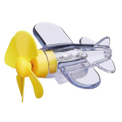 Small Airplane Shaped Motorcycle LED Colored Atmosphere Lights(Yellow)