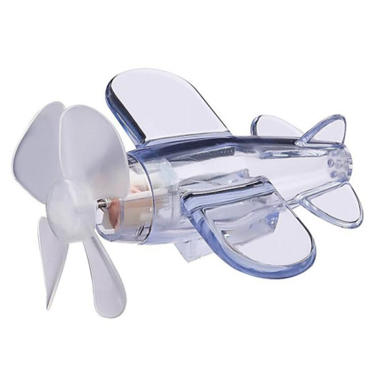 Small Airplane Shaped Motorcycle LED Colored Atmosphere Lights(White)