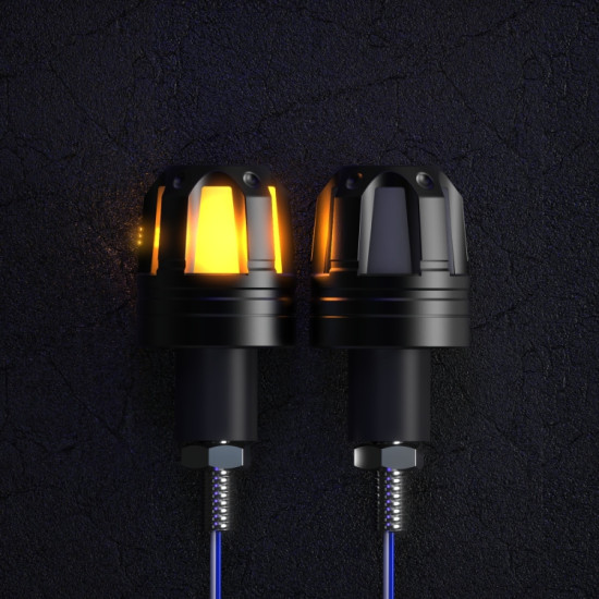 Motorcycle Universal Modified LED Hand Blocks Light(Single Lamp Yellow)