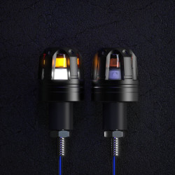 Motorcycle Universal Modified LED Hand Blocks Light(Double Lamp White)