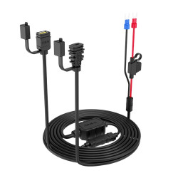 SMNU S0038 Motorcycle QC3.0/2.0 Mobile Phone Dual USB Fast Charger