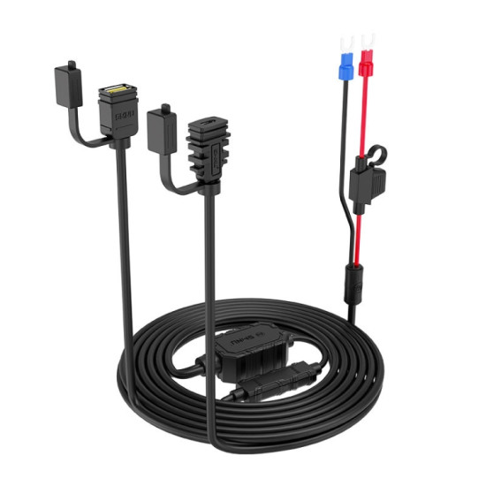 SMNU S0038 Motorcycle QC3.0/2.0 Mobile Phone Dual USB Fast Charger