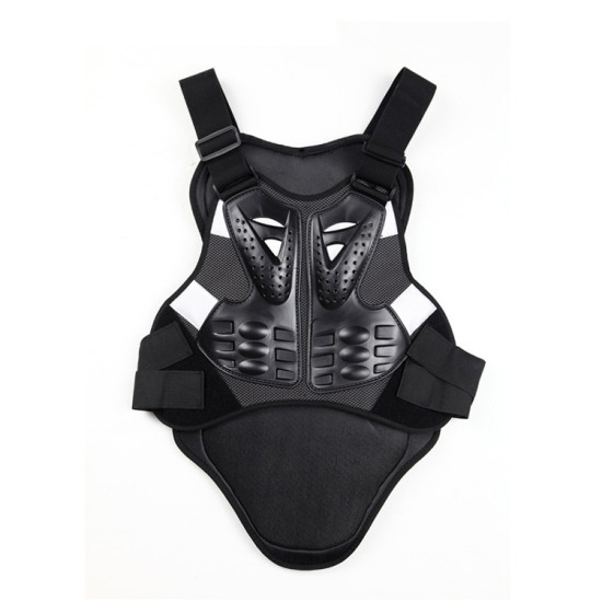 SULAITE Roller Skating Motorcycle Back Protector Spine Protection Sports Protective Gear Racing Vest, Size: L