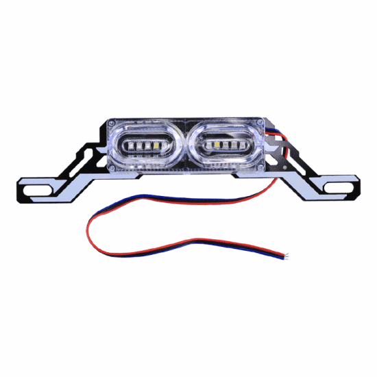 10 LEDs SMD 2835 Angel Wing Colorful Light Motorcycle Modified Decorative Light Styling Flash Atmosphere Lamp, DC 12V