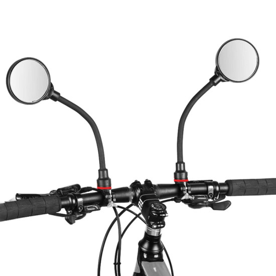 Pair Mountain Bike / Electric Motorcycle Multifunctional Adjustable Handlebar Rearview Mirror