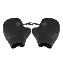 Motorcycle Riding Velvet Warm Grip Gloves(Black)