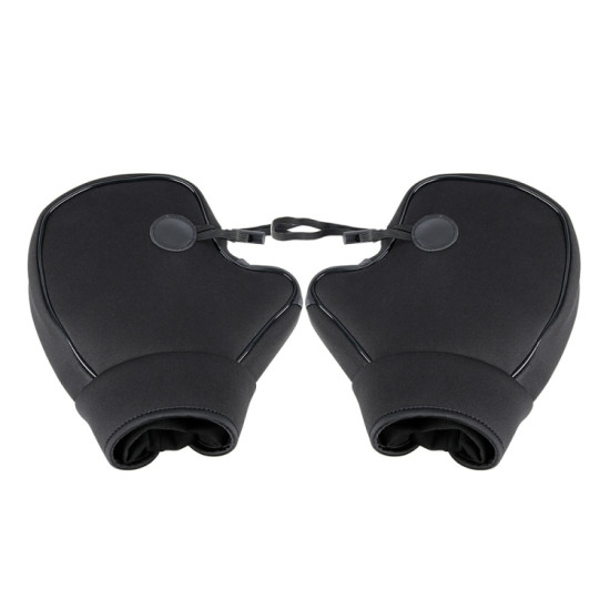 Motorcycle Riding Velvet Warm Grip Gloves(Black)
