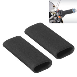 1 Pair Motorcycle Non-slip Sweat-absorbing Waterproof Sponge Handle Cover, Inside Diameter:21mm