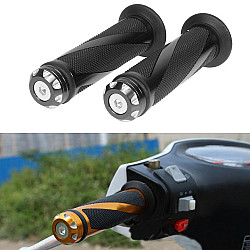 1 Pair Motorcycle Modified General Aluminum Alloy Throttle Handle(Gray)