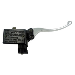 Motorcycle Modification Accessories Pump Assembly Front Hydraulic Brake Oil Pump(White Handle Black Pump)