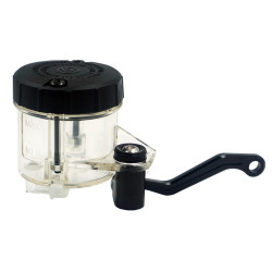 Motorcycle Modified Fittings Front Brake Oil Liquid Oil Cup Direct Pump Large Capacity Universal Oil Pot(Transparent)