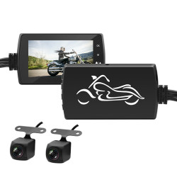 SE500 3 inch Full HD 1080P Video Motorcycle DVR, Support TF Card / Loop Recording / G-sensor