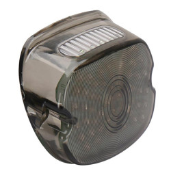 OL-HT01B Motorcycle LED Retro Tail Light Modified Independent Turn Signal Light(Smoked Black)
