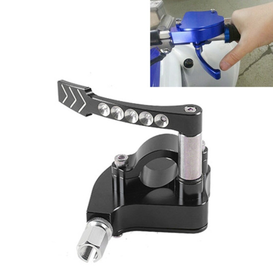 Motorcycles 7/8 Thumb Throttle Assembly Pull (Black)
