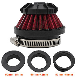 XH-UN095 Motorcycle Modified Carburetor Element Filter(Red)