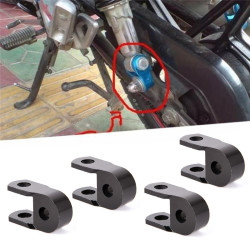 2 Pairs Shock Absorber Extender Height Extension for Motorcycle, Size: Small(Black)