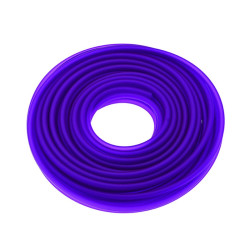 TF-1795 18m/roll Motorcycle Modification Accessories Colorful Gasoline Pipe(Purple)