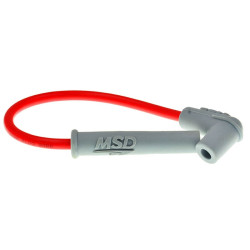 TF-2513 MSD Booster Line High Pressure Bag Spark Plug Hat Motorcycle MSD Ignition Line(Silver Red)