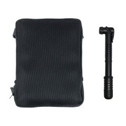 MTZT1009 Motorcycle Inflatable Cushion Cover 3D Airbag Anti-Slip Shock Absorption Air Seat Pad, Size: M