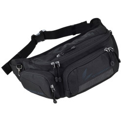 RSB 267 Motorcycle Racing Purses Pack Leg Bag Waist Belt Packs(Black)