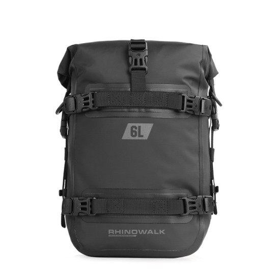 Rhinowalk MT2206 6L Waterproof Motorcycle Bumper Bag Outdoor Riding Bag(Black)