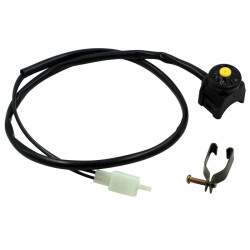 Motorcycle Modification Accessories ATV Switch Headlight Control Power Failure Start Speaker Overtaking Light Switch(Yellow)