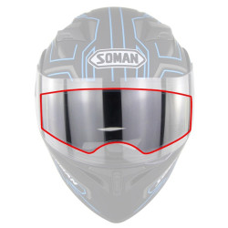 Soman Motorcycle Helmet Visor Anti-fog PC Shield Helmet Film