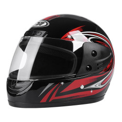 NM 811 Motorcycle Helmet Four Seasons Universal Paint Simple Full Helmet, Size: One Size 58-60cm(Bright Black)