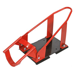 [US Warehouse] Adjustable Steel Motorcycle Front Wheel Chock for 17-21 inch Motorcycle Front Wheels(Red)
