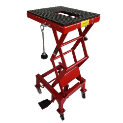 [US Warehouse] Steel Hydraulic Motorcycle Lifting Adjustable Platform, Load-bearing: 300lbs