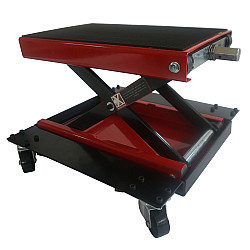 [US Warehouse] Movable Steel Scissor Lifting Adjustable Platform for Motorcycle, Load-bearing: 1100lbs