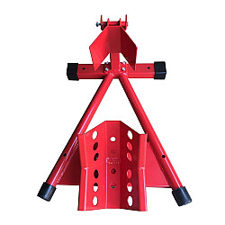 [US Warehouse] Steel Motorcycle Front / Rear Wheel Support Frame Stand for 16-21 inch Motorcycle Wheels