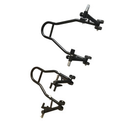 [US Warehouse] 2 in 1 Steel Adjustable Motorcycle Front and Rear Wheel Bracket