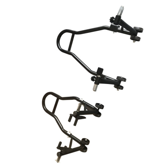[US Warehouse] 2 in 1 Steel Adjustable Motorcycle Front and Rear Wheel Bracket
