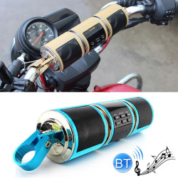 MT487 12V Multi-functional Waterproof Motorcycle Bluetooth Modified Audio Amplifier, Support FM & Wired Control(Blue)