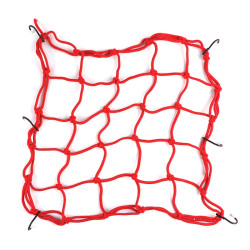 Motorcycle Rubber Fix Net with 6 Plastic Hooks, Size:40�40cm