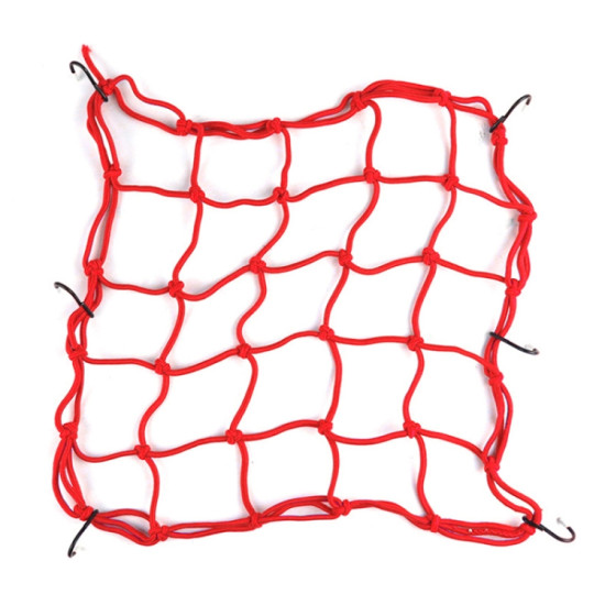 Motorcycle Rubber Fix Net with 6 Plastic Hooks, Size:40�40cm