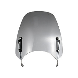 XRL-DF-7654 Motorcycle Headlight Retro Windshield for DUCATI(Transparent Grey)