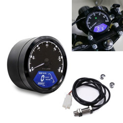 Universal Motorcycle Retro Modified Instrument Odometer LCD Instrument Assembly