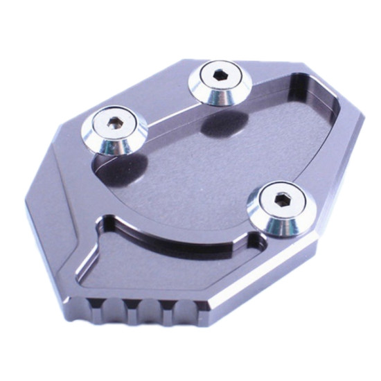 Motorcycle Modified Side Brace Enlarged Base For KAWASAKI ZX14R GTR1400(Titanium)