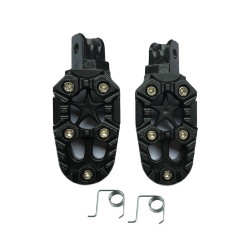 Motorcycle Modified Aluminum Alloy Foot Pedal Accessories(Black)