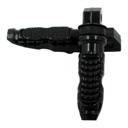 Motorcycle Off-Road Car Accessories Modified Aluminum Alloy Non-Slip Foot Pedal(Black)
