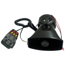 12V Motorcycle Off-Road Vehicle Car Loudspeaker Seven-Tone Waterproof Speaker